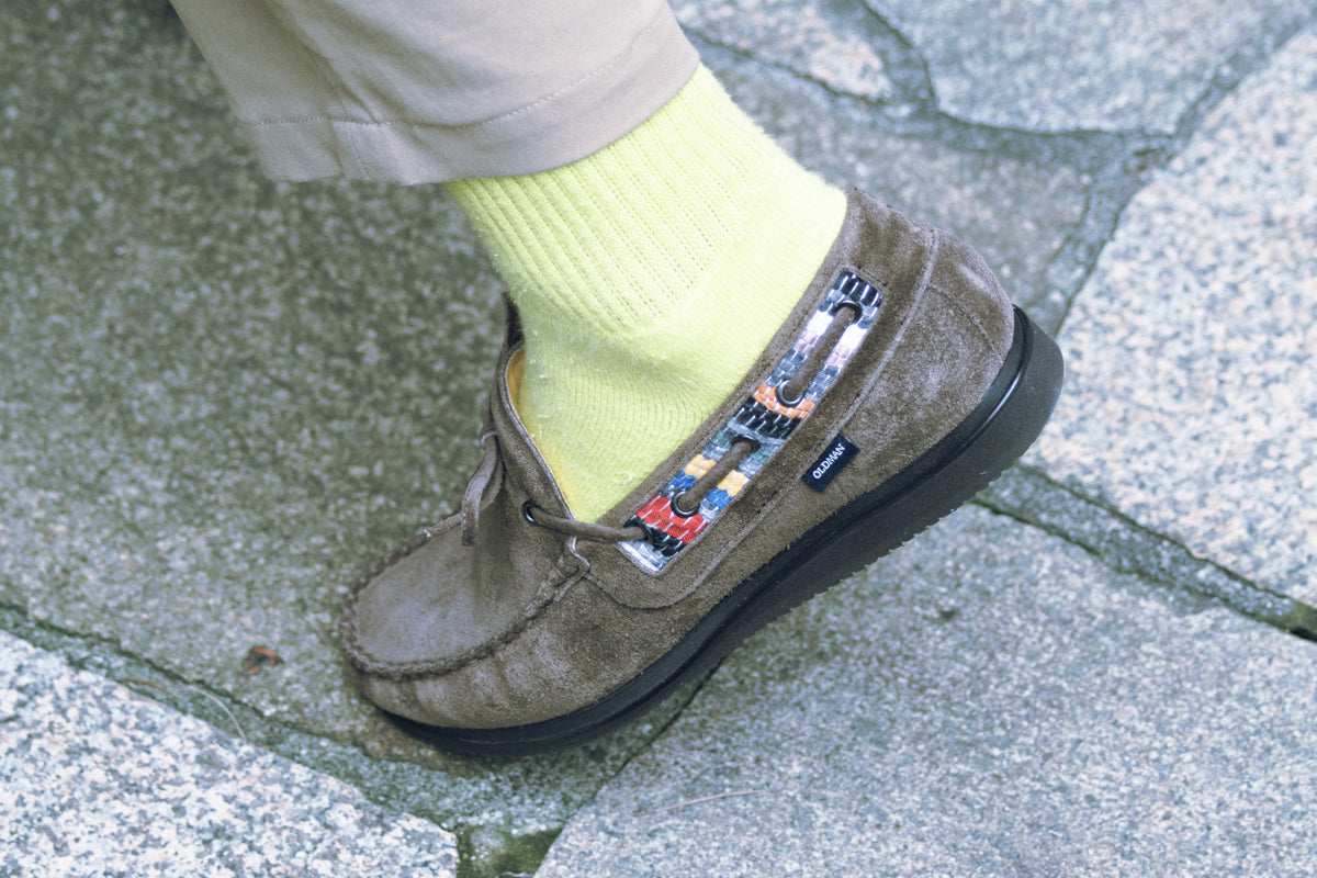 OLDMAN　MOCCASIN　スウェードシューズ KUON - Suede Shoes by OLDMAN/スウェードシューズ | NapsNote