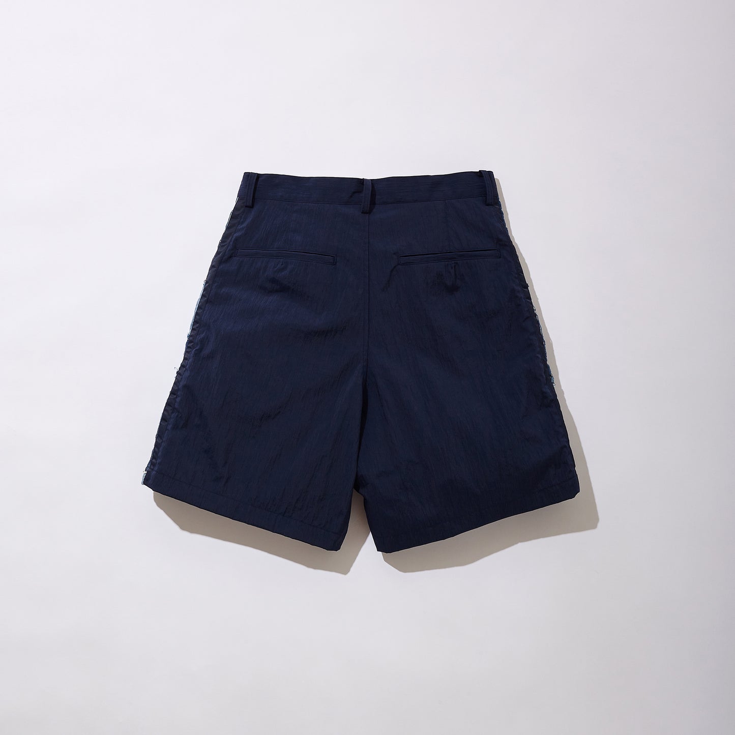 Salt Shrunk Nylon Shorts-Boro-