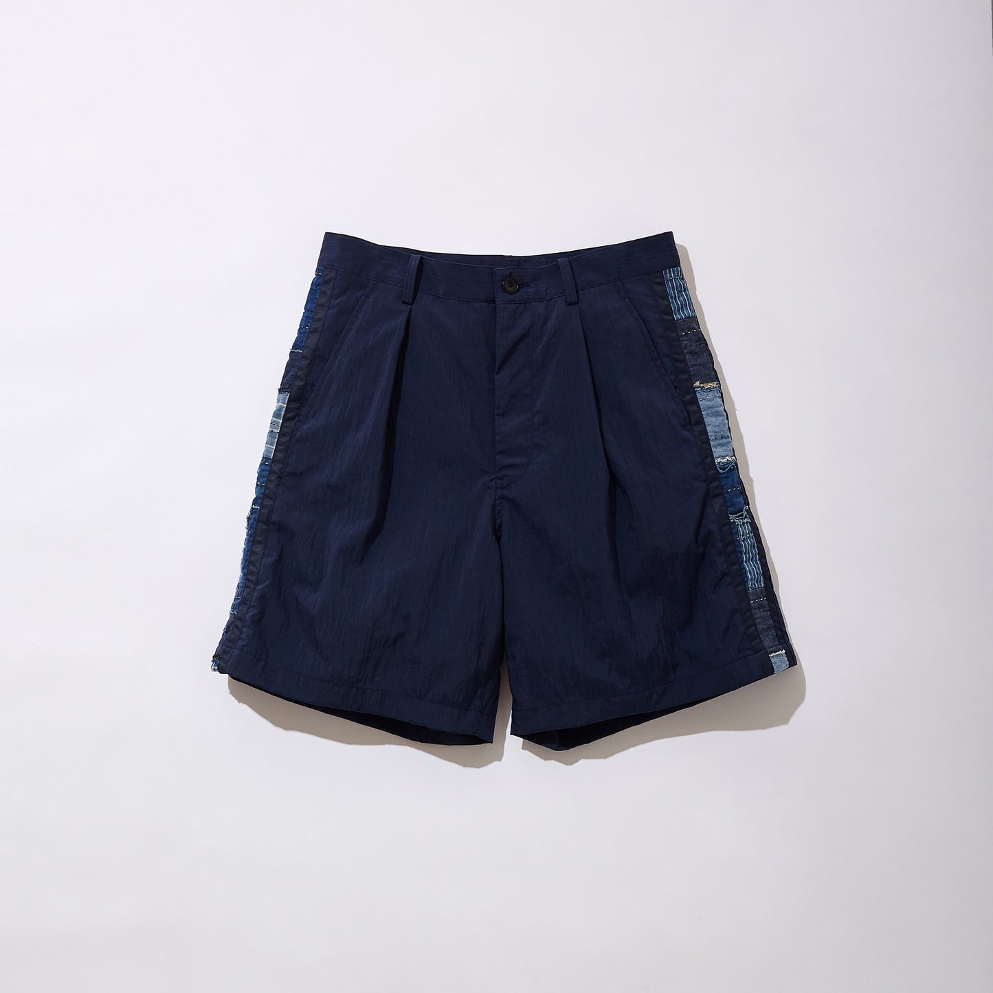 Salt Shrunk Nylon Shorts-Boro-