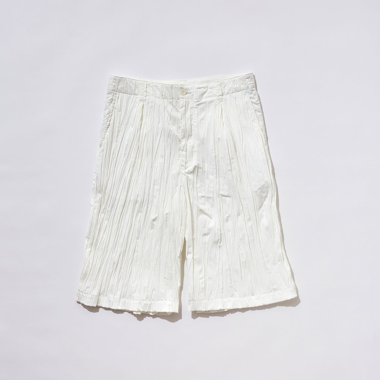 Random Pleated 3/4 Trousers