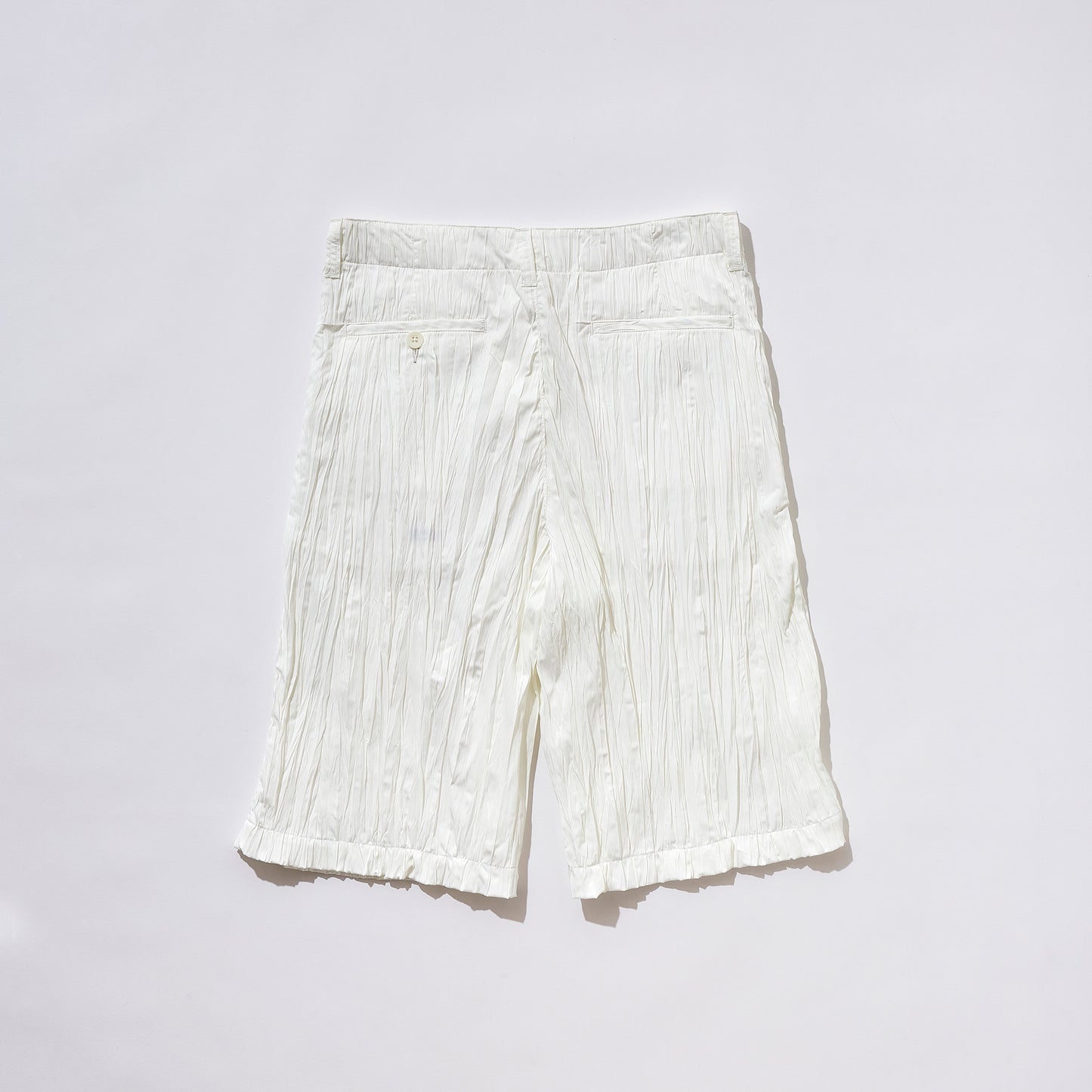 Random Pleated 3/4 Trousers