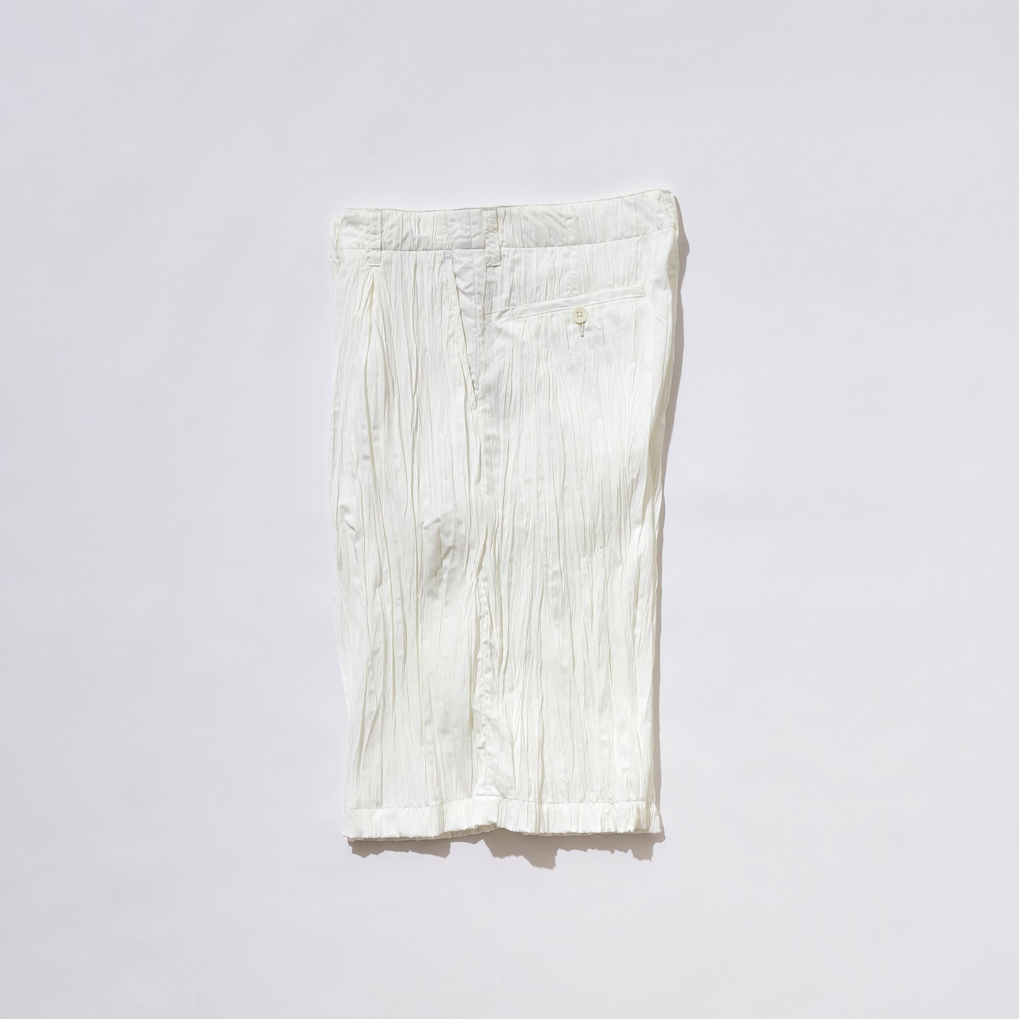 Random Pleated 3/4 Trousers