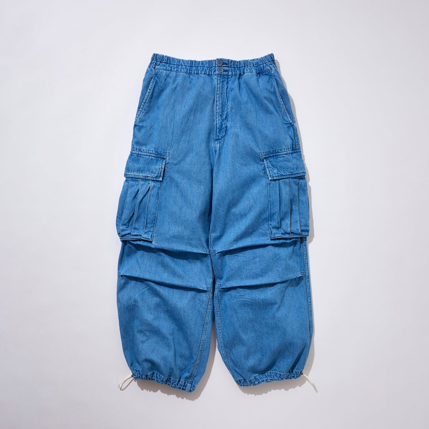 Denim Cargo Trousers
