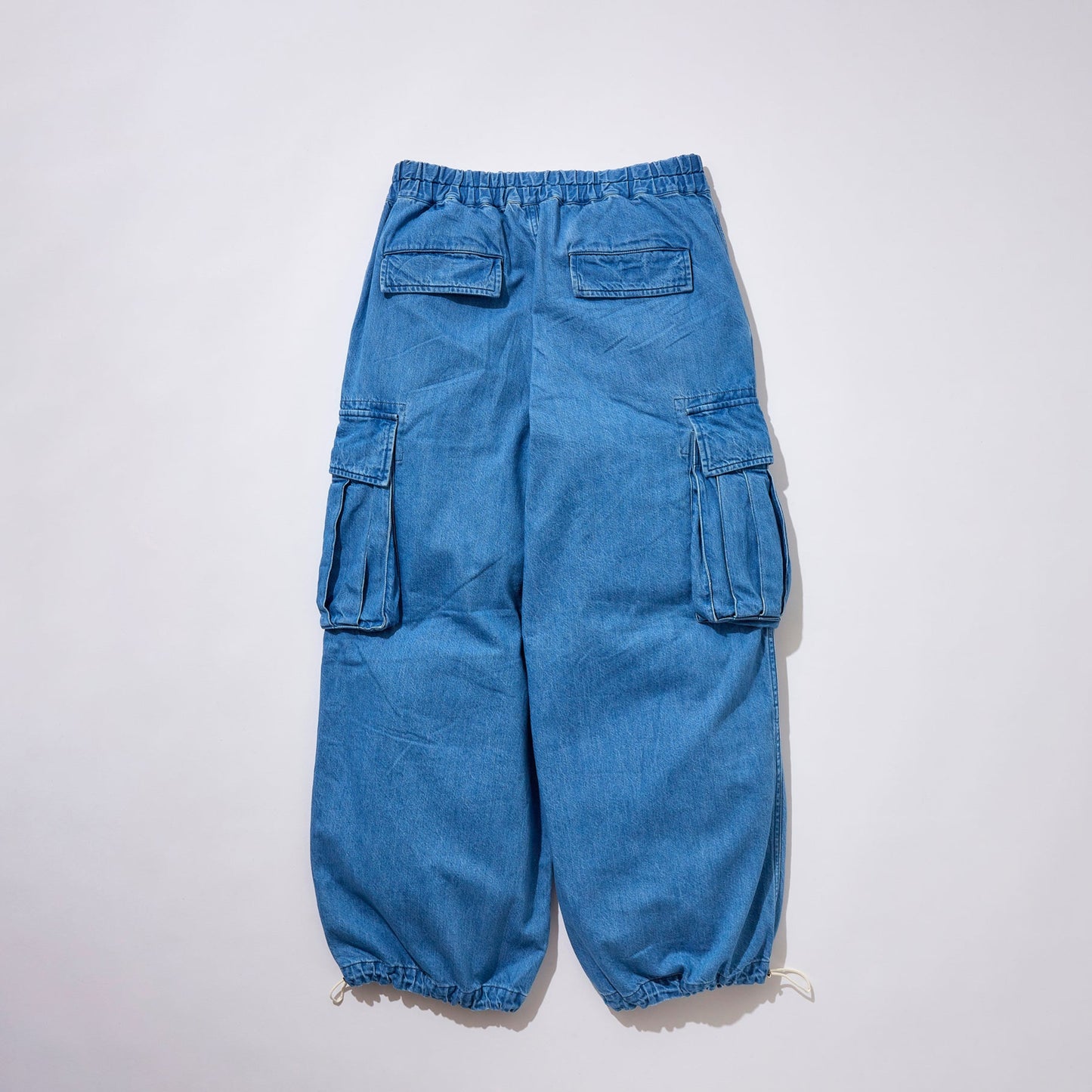 Denim Cargo Trousers