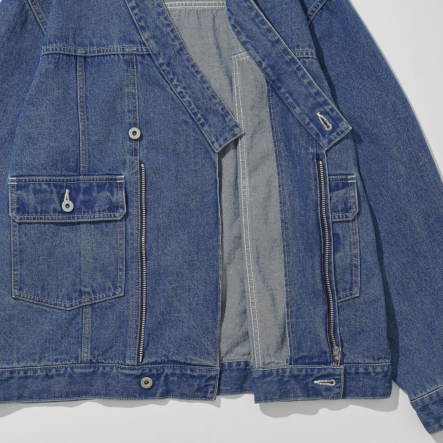 Kimono Trucker Jacket -Denim-
