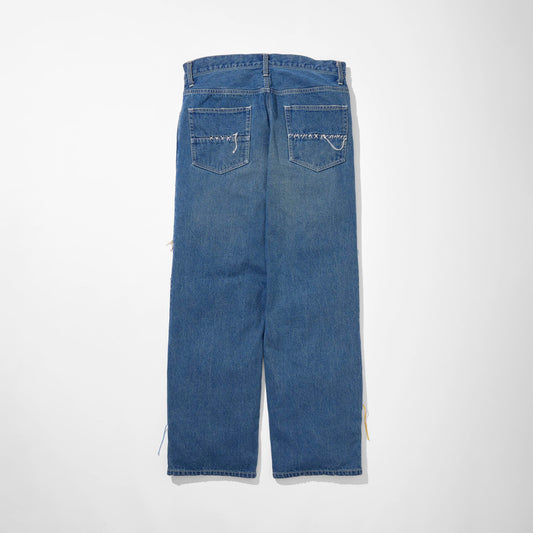 Sashiko Mended Denim Trousers