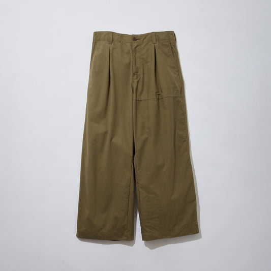 Vintage Military Tent Wide Trousers