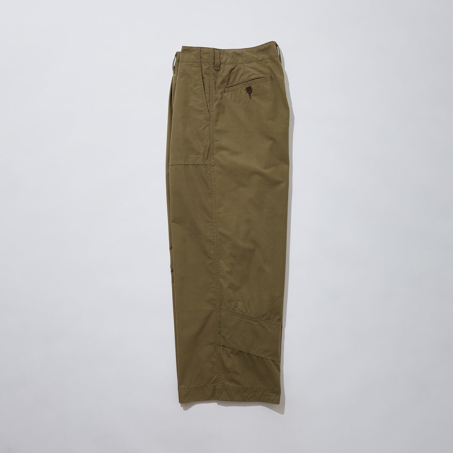 Vintage Military Tent Wide Trousers