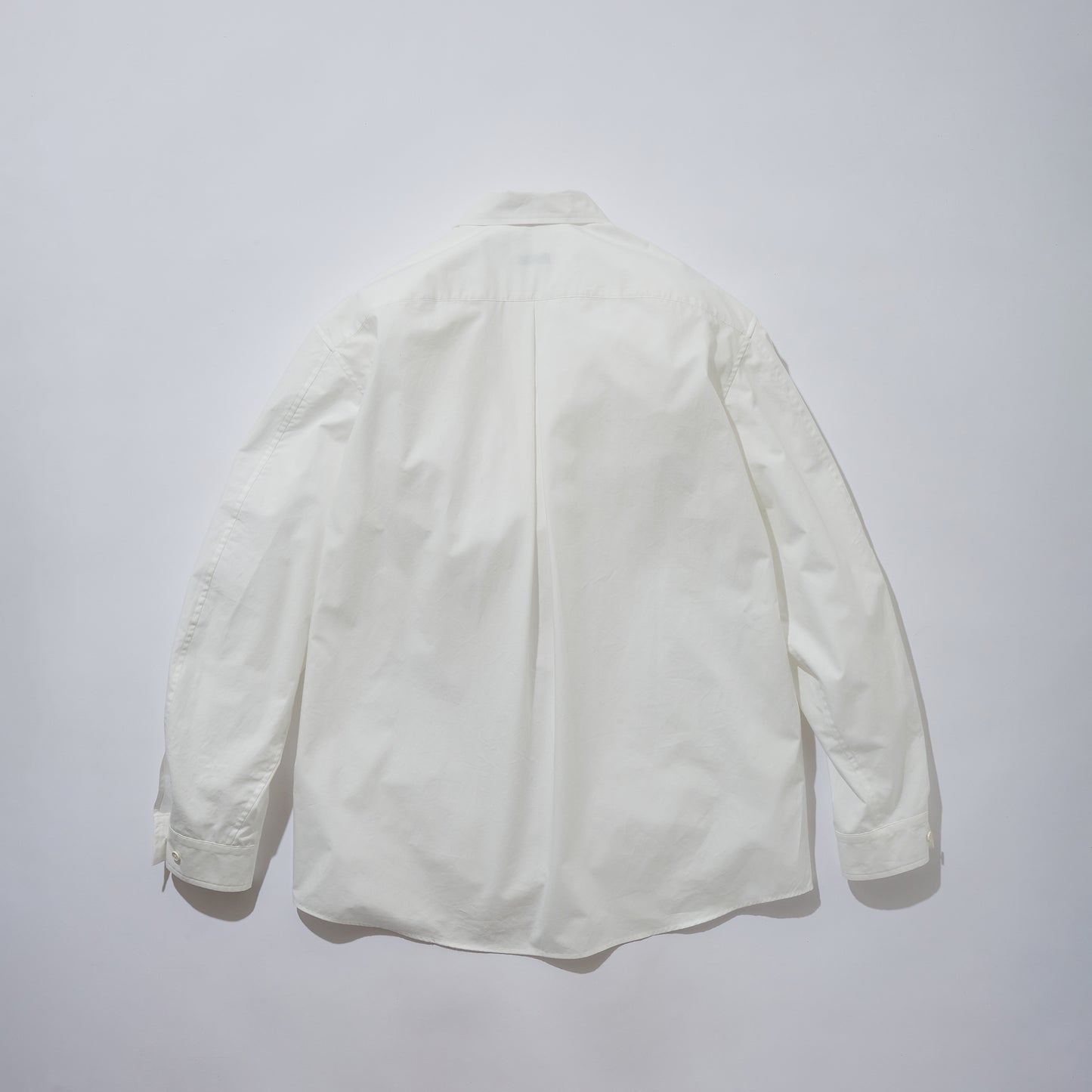 Cotton Poplin Zip-Up Shirt