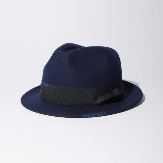 Sashiko Fedora Hat