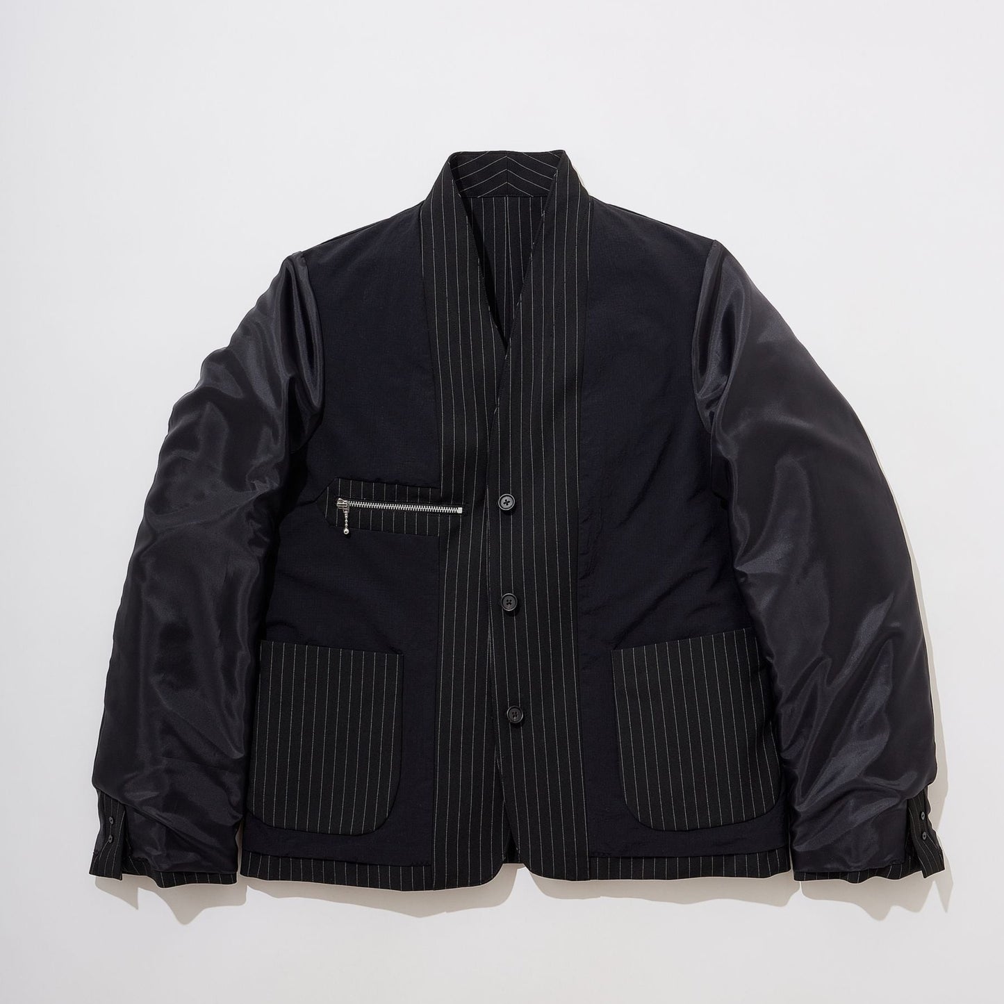 Reversible Kimono Collar Blazer