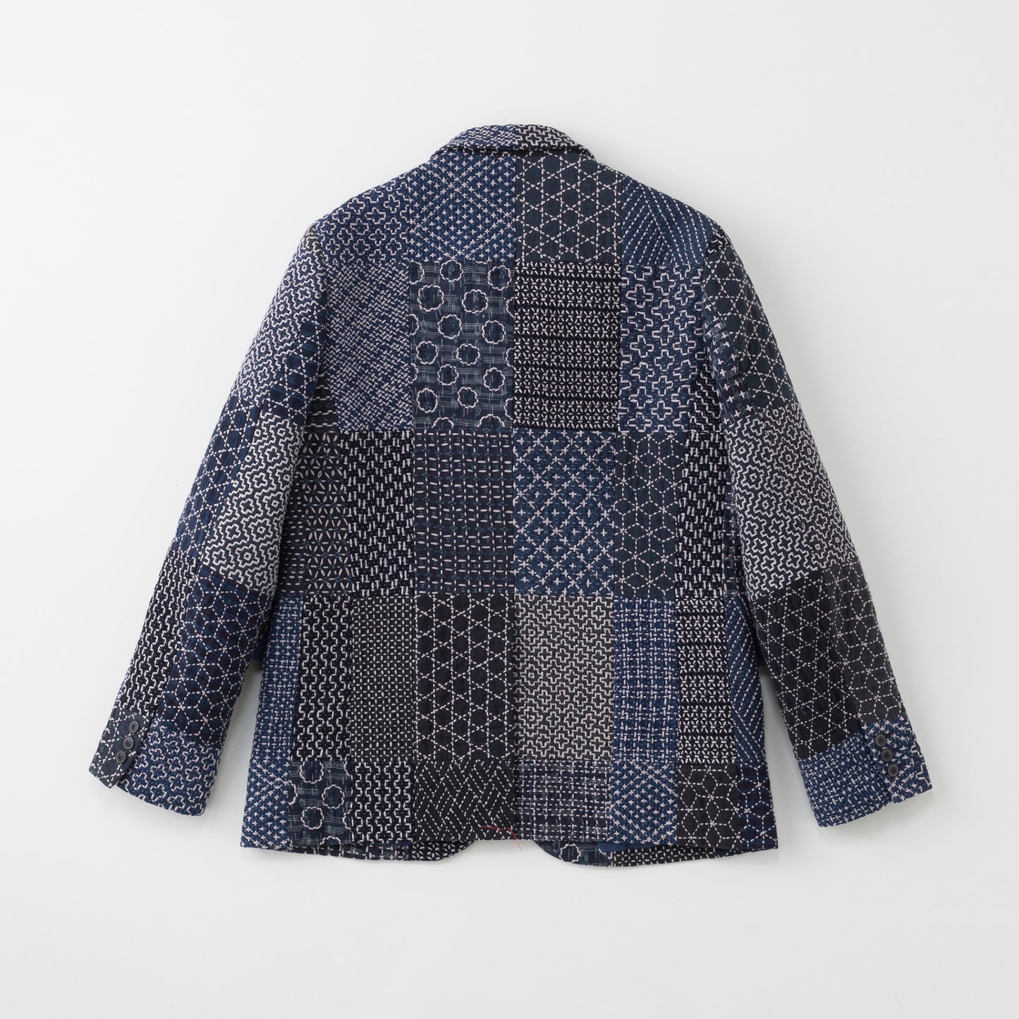 Vintage Hand Sashiko Patchwork Blazer