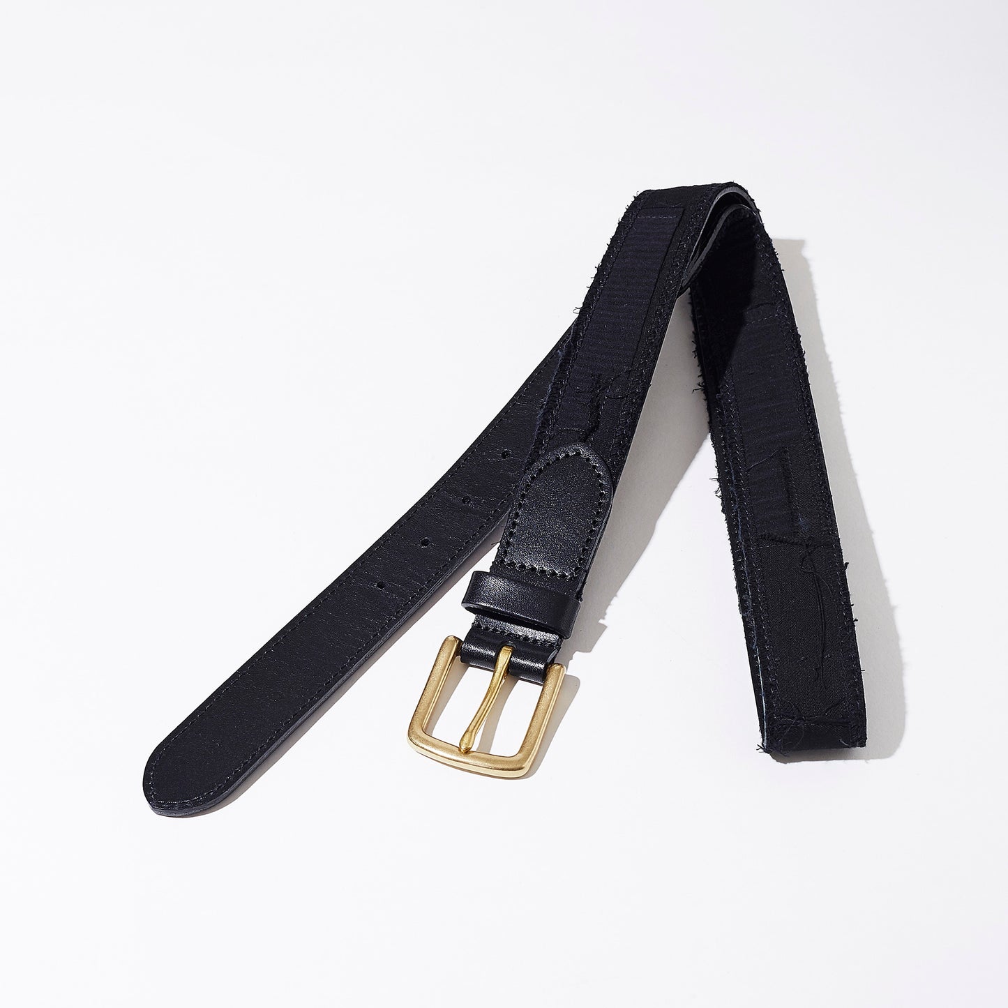 Leather Belt -UPCYCLED BORO TYPE02-