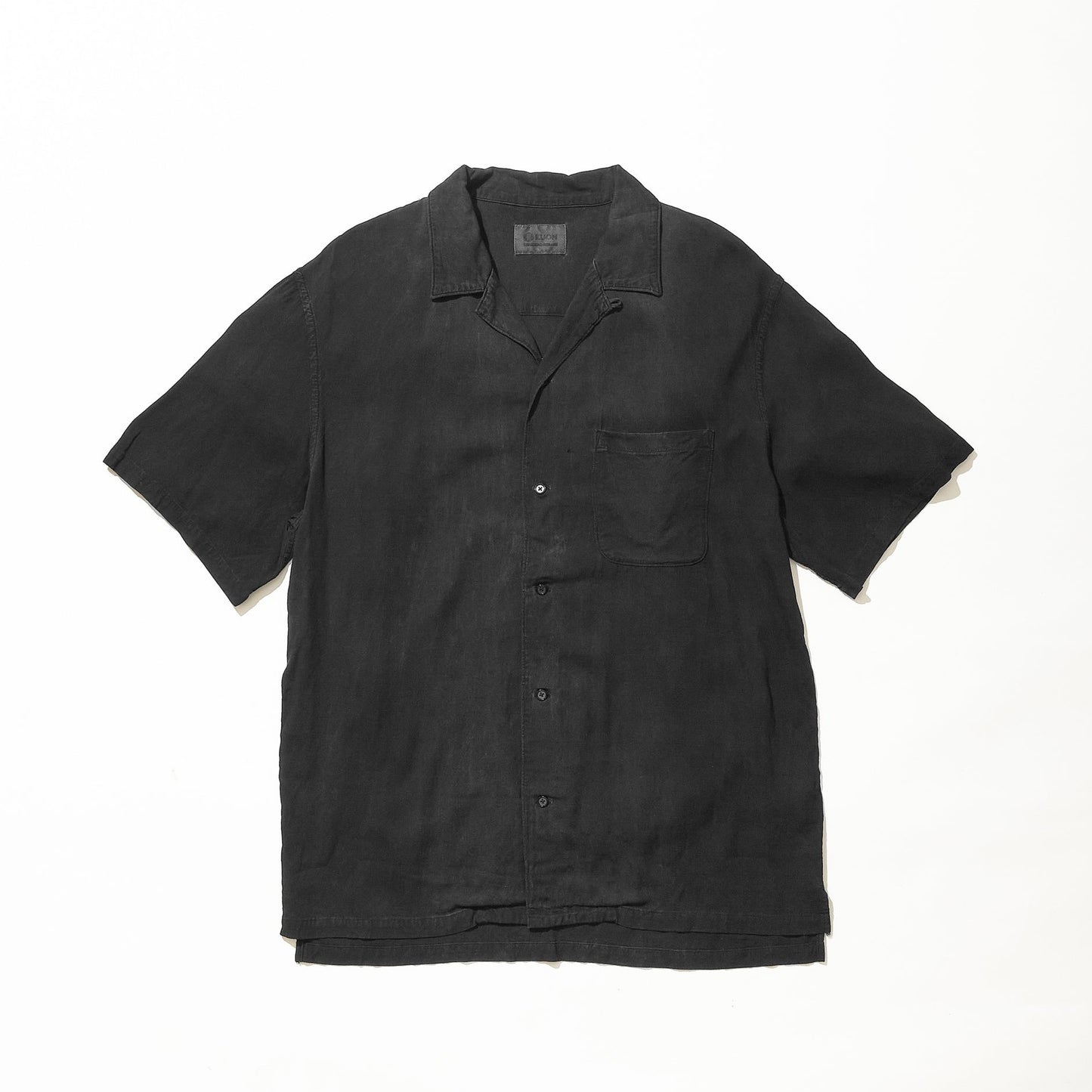 S/S Open Collar Shirt -SUMIZOME-