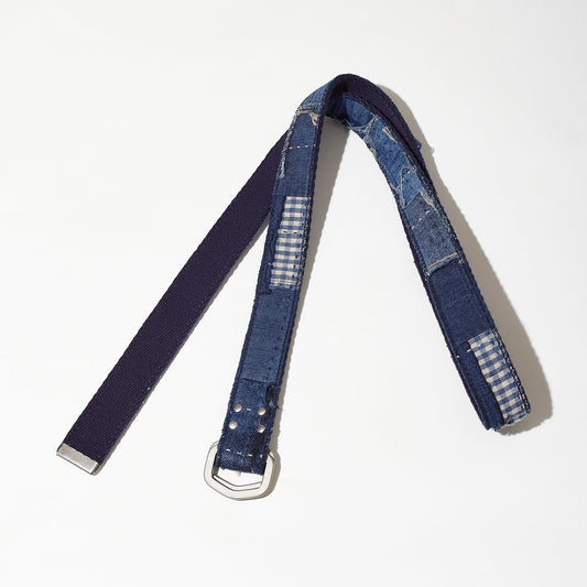 UPCYCLED BORO TYPE02 Double Ring Belt(Navy)