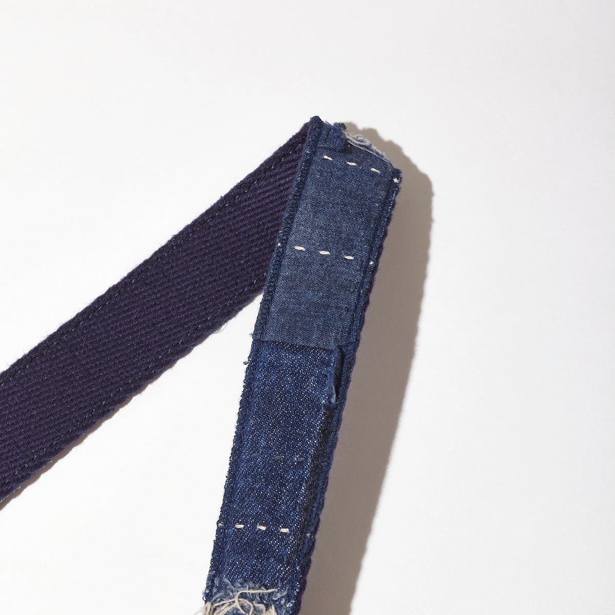 UPCYCLED BORO TYPE02 Double Ring Belt(Navy)