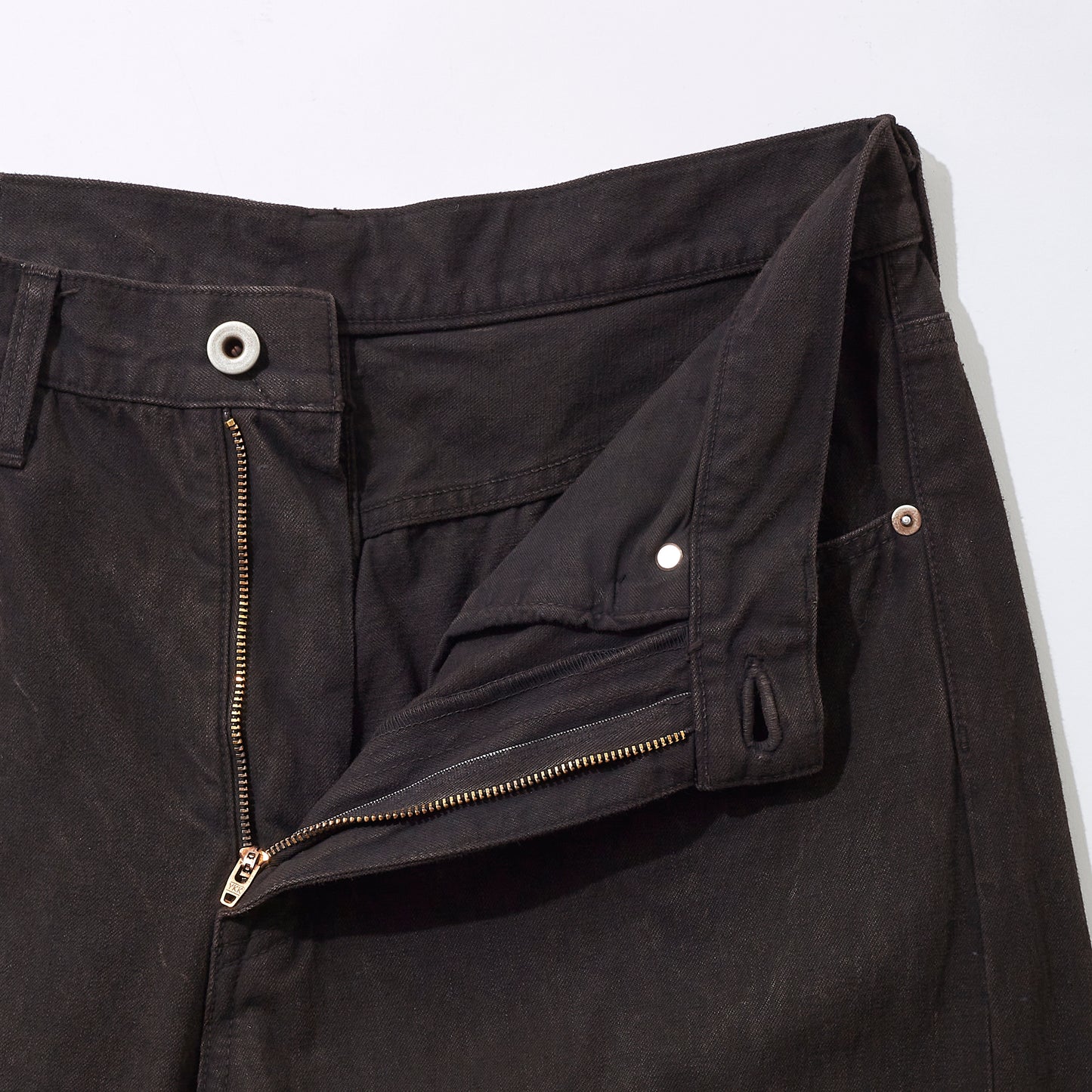 Selvedge Denim Trousers -Dorozome Dark -