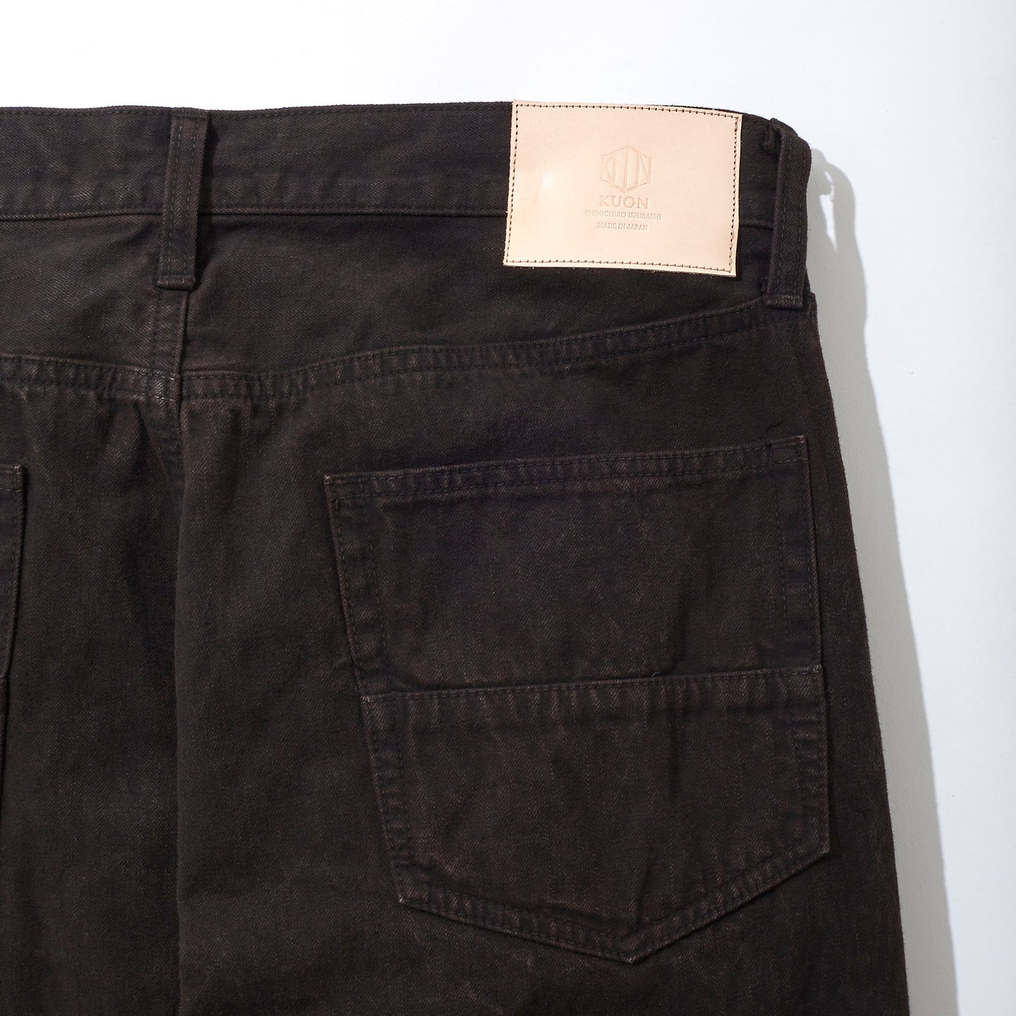 Selvedge Denim Trousers -Dorozome Dark -