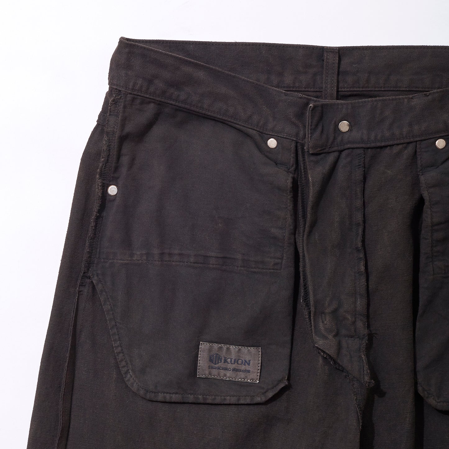 Selvedge Denim Trousers -Dorozome Dark -