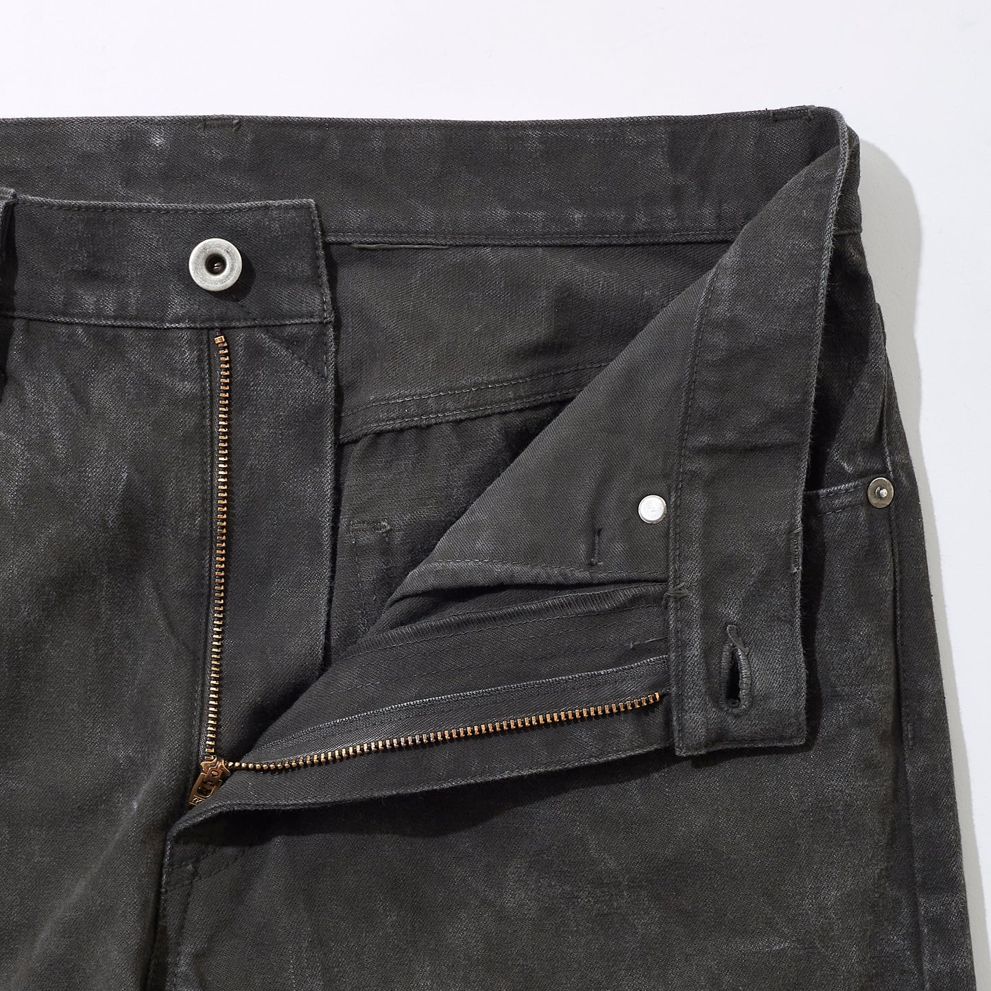 Selvedge Denim Trousers -Sumizome Dark-