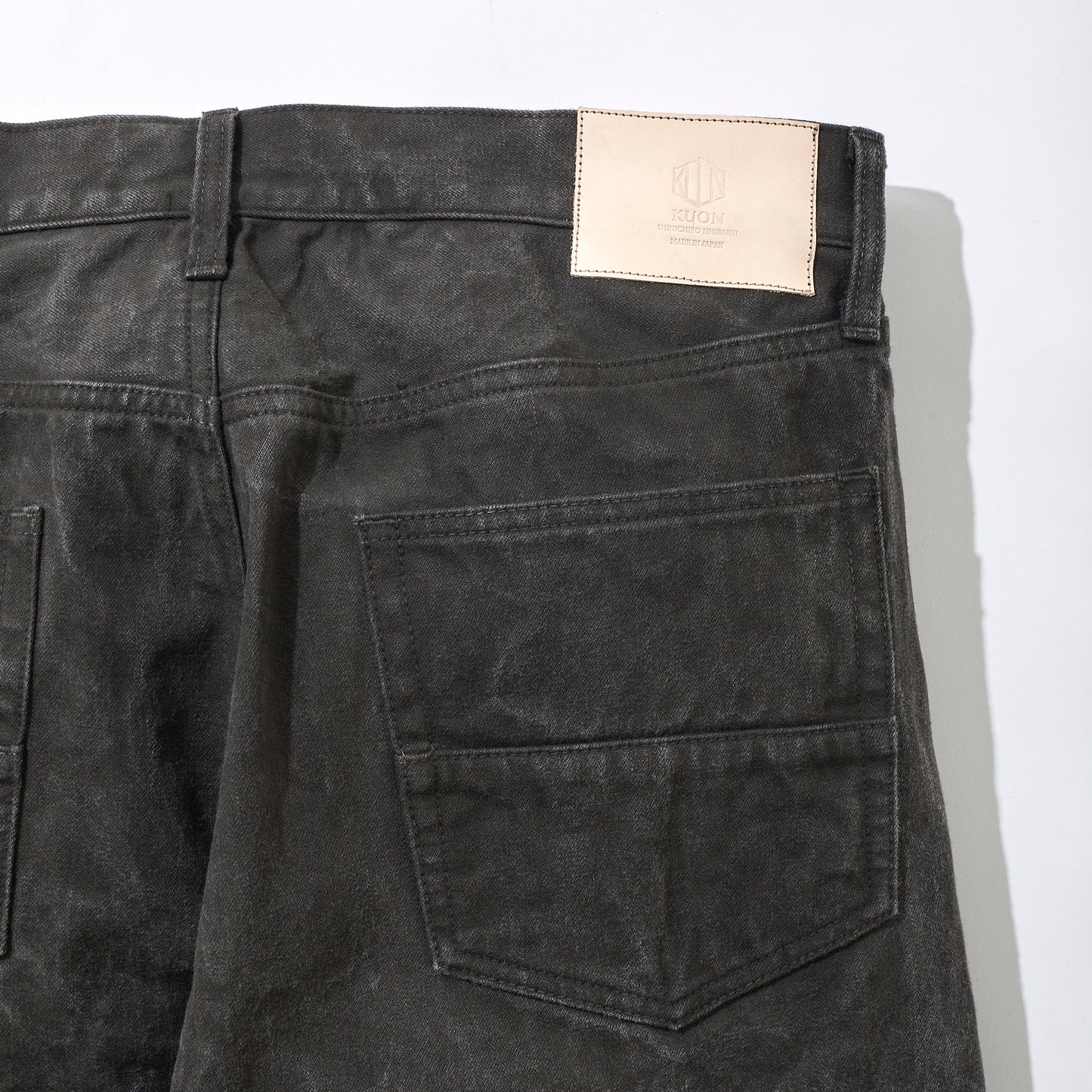 Selvedge Denim Trousers -Sumizome Dark-