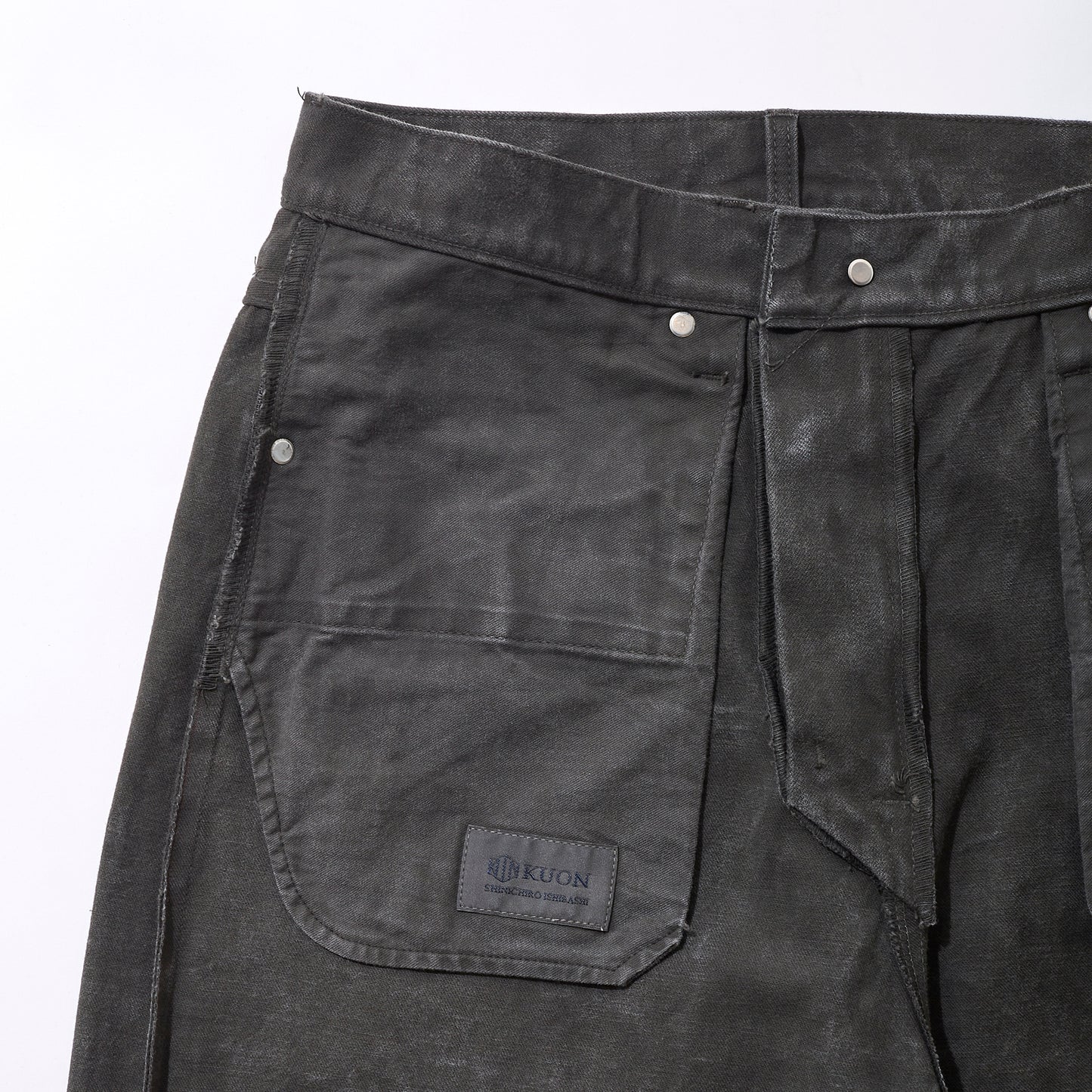 Selvedge Denim Trousers -Sumizome Dark-