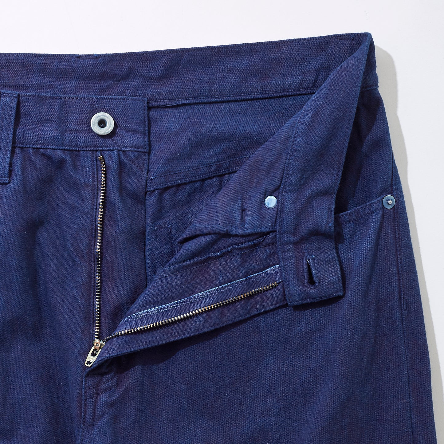 Selvedge Denim Trousers -Aizome Dark-