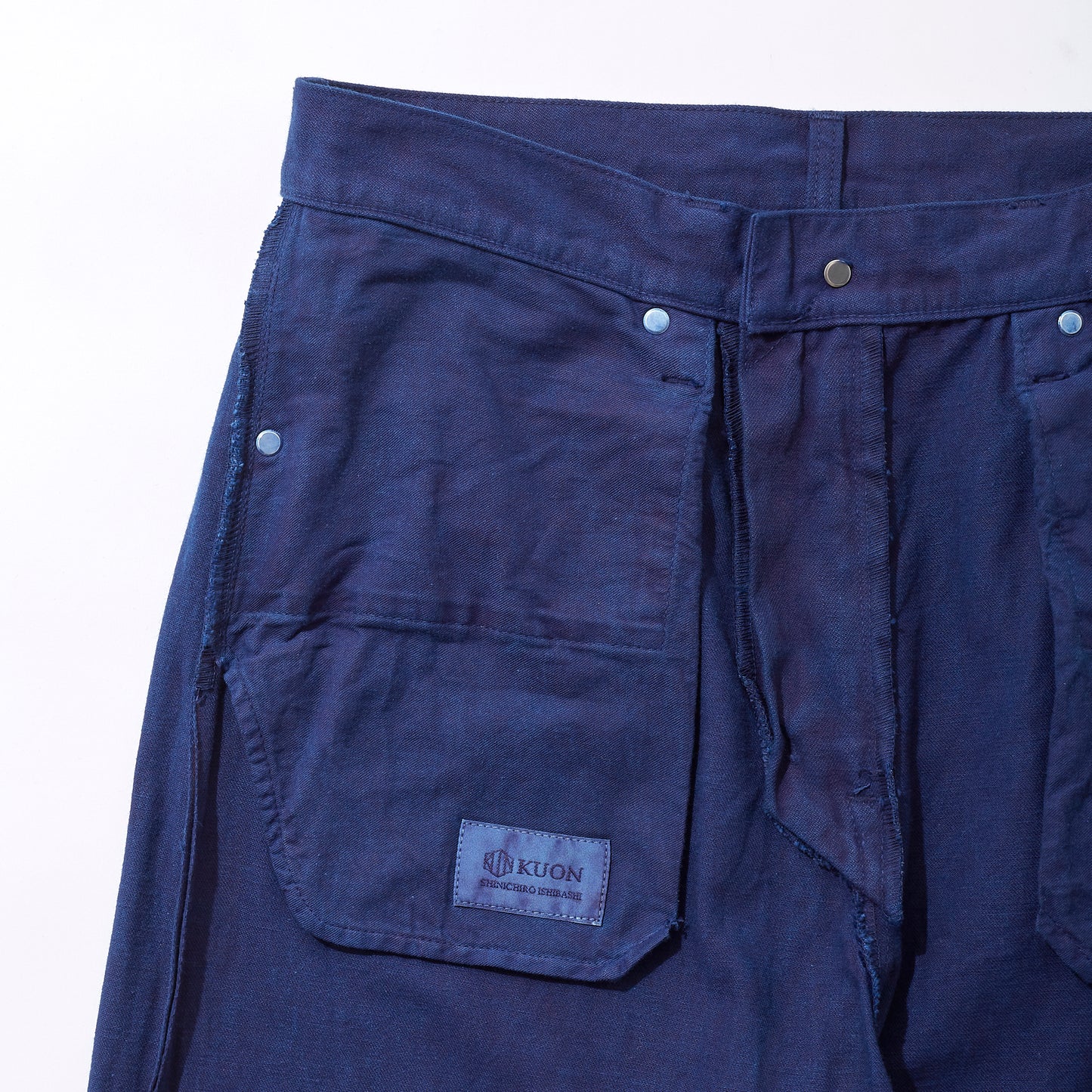 Selvedge Denim Trousers -Aizome Dark-