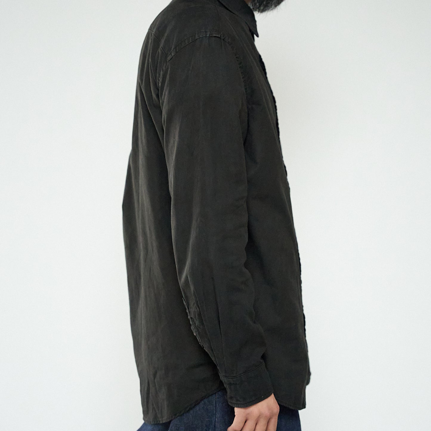 Regular Collar Shirt-Sumizome Dark-