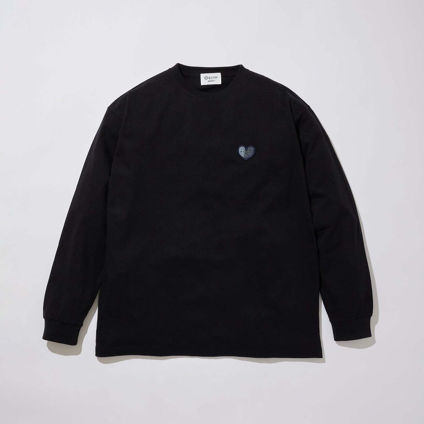 HEART PATCHWORK L/S Tee-BORO-