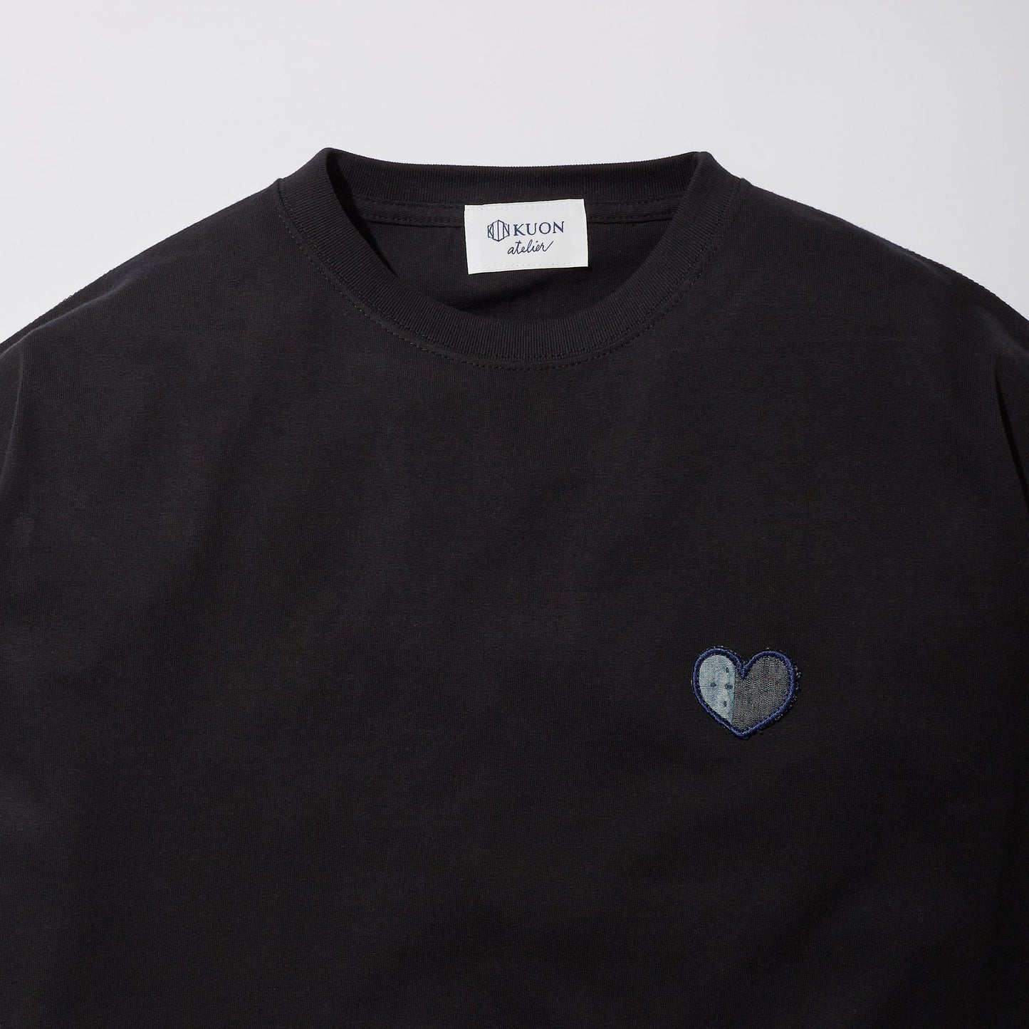 HEART PATCHWORK L/S Tee-BORO-