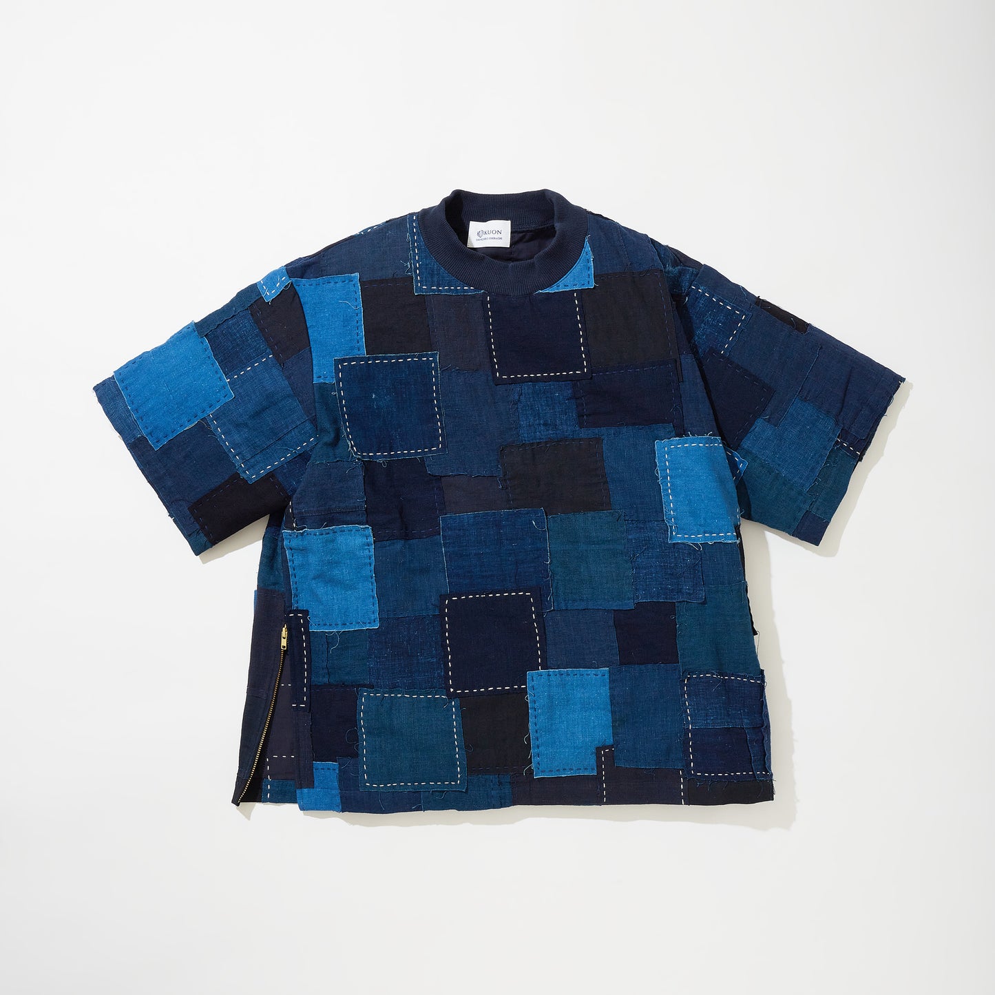 Vintage Boro Patchwork Pullover Shirt