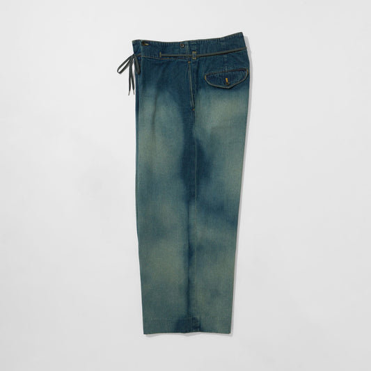 Denim Hakama Trousers (Bleached)