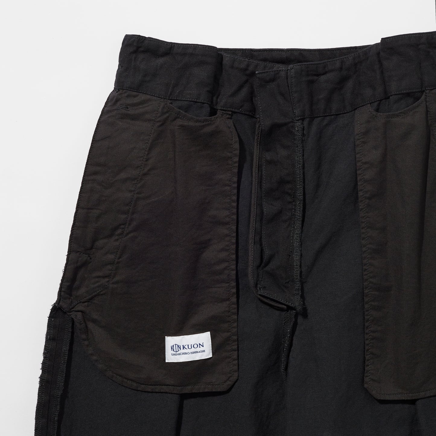 Black Denim Hakama Trousers
