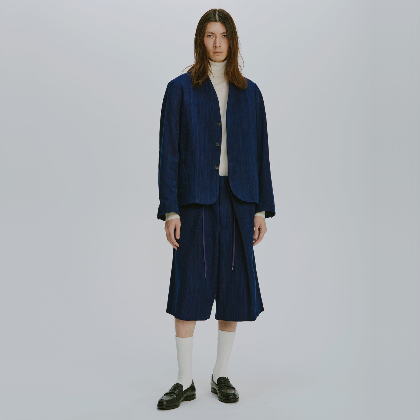 Aizome Sashiko 3/4 Hakama Trousers