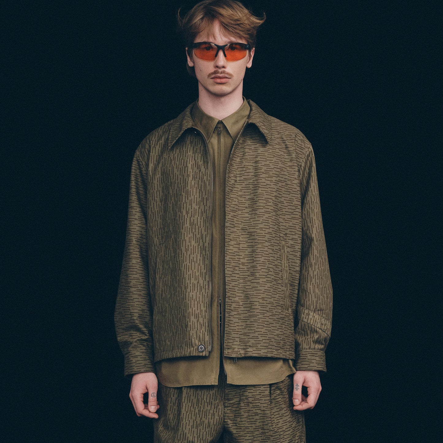 Vintage Military Tent Harrington Jacket (Raindrop Camo)