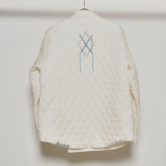 Kimono Collar Sashiko Quilted Shirket