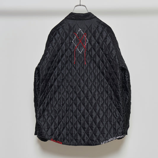 Kimono Collar Sashiko Quilted Shirket