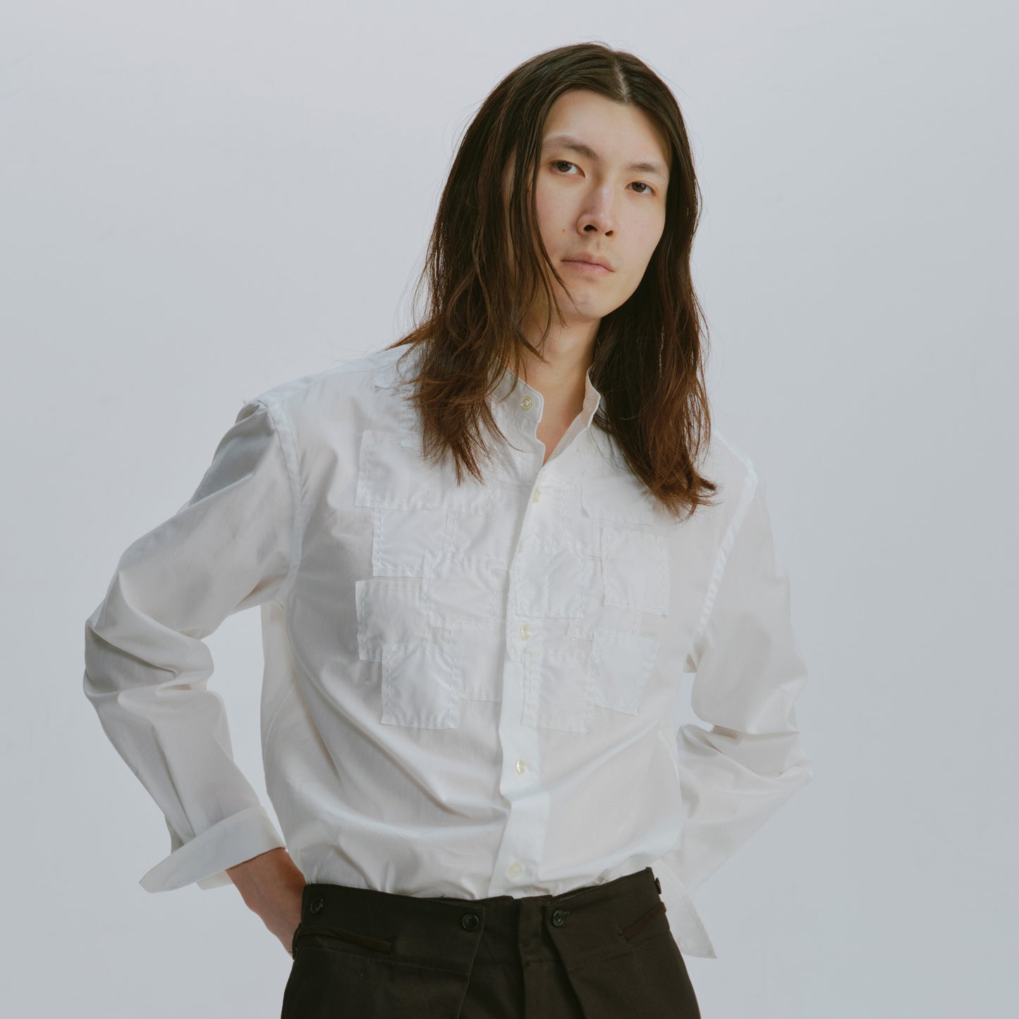 Band Collar Tux Shirket