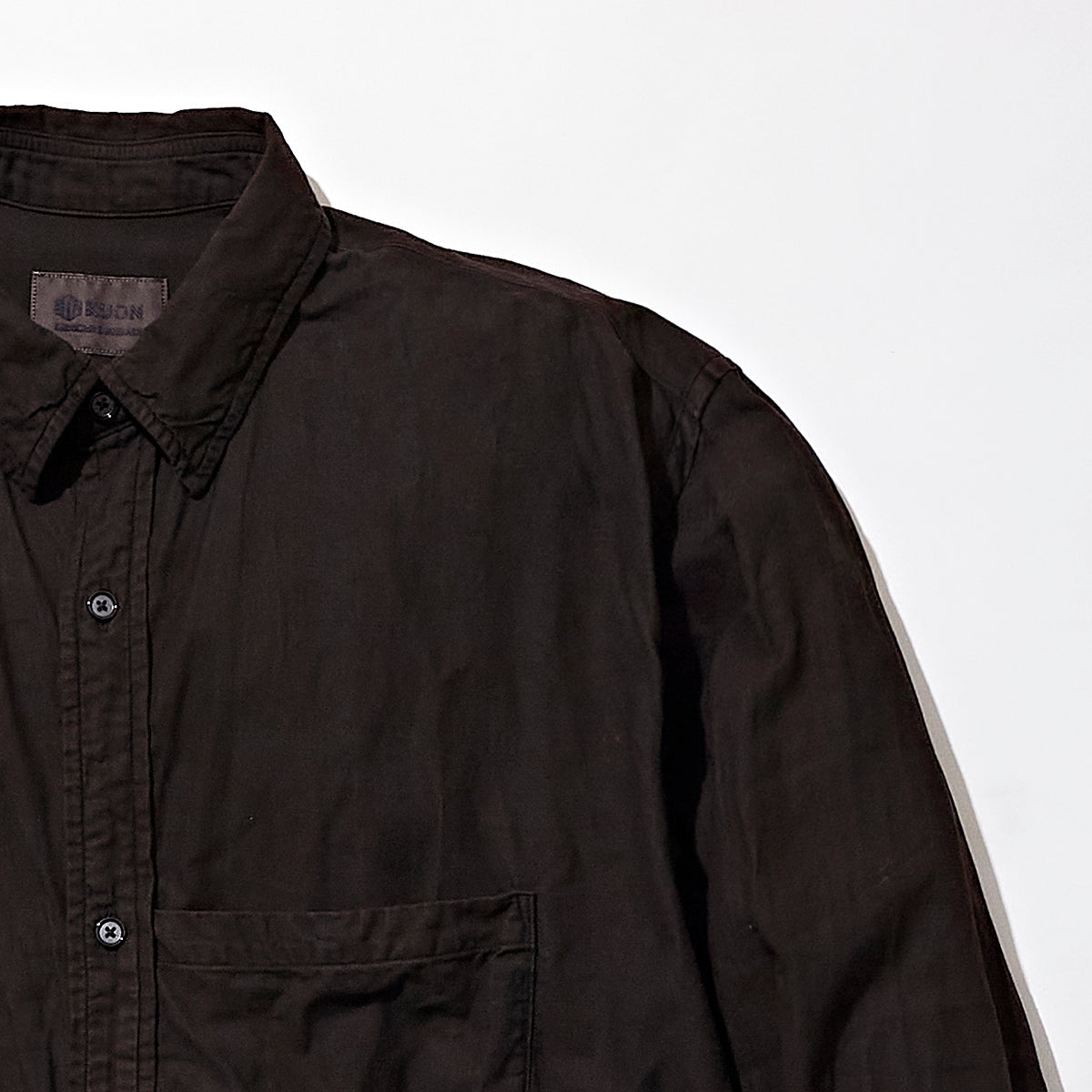 Regular Collar Shirt-DOROZOME Dark-