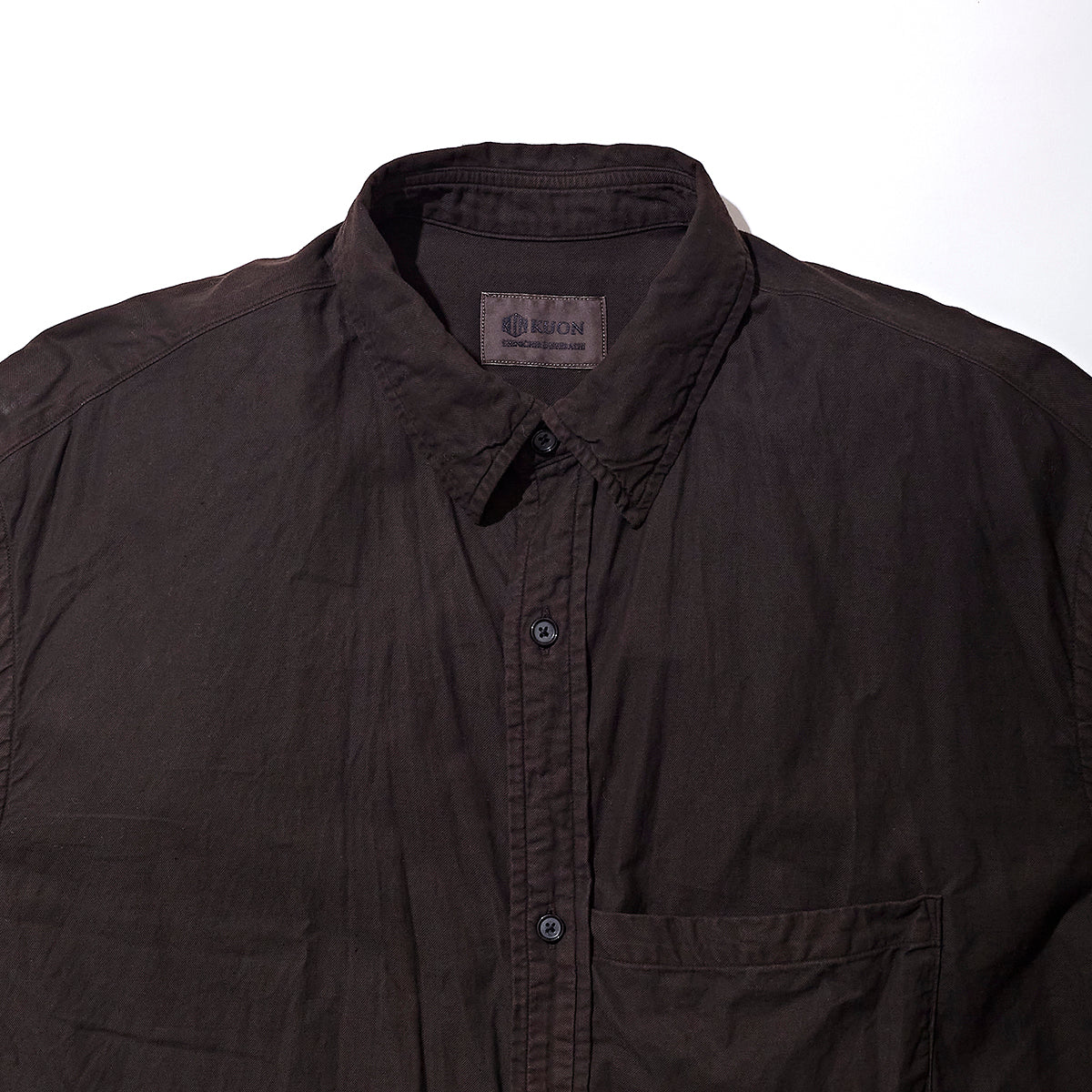 Regular Collar Shirt-DOROZOME Dark-