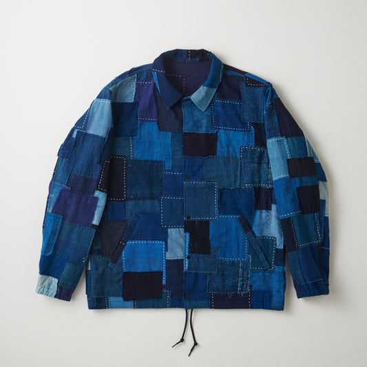 Vintage Boro Patchwork Coaches Jacket