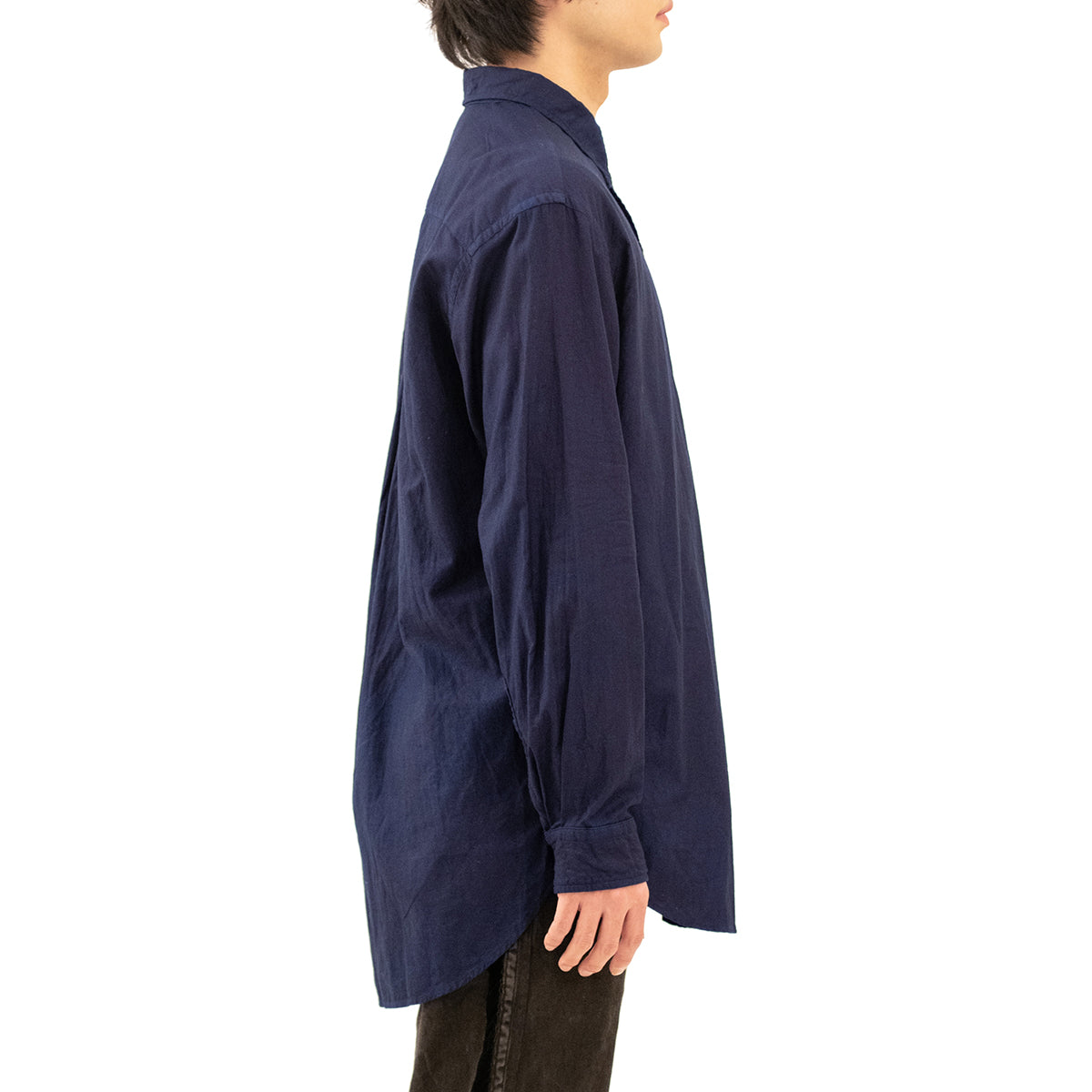 Regular Collar Shirt-AIZOME Dark-