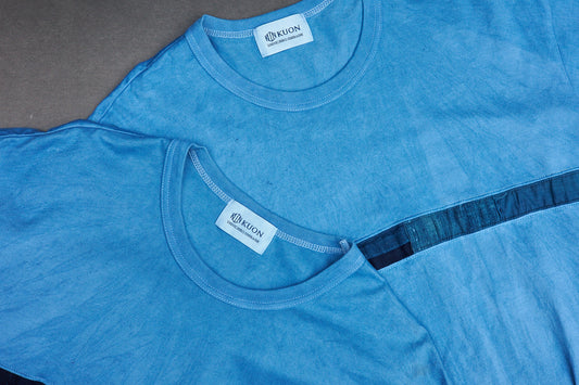 UPCYCLED BORO Trimmed Tee -AIZOME-