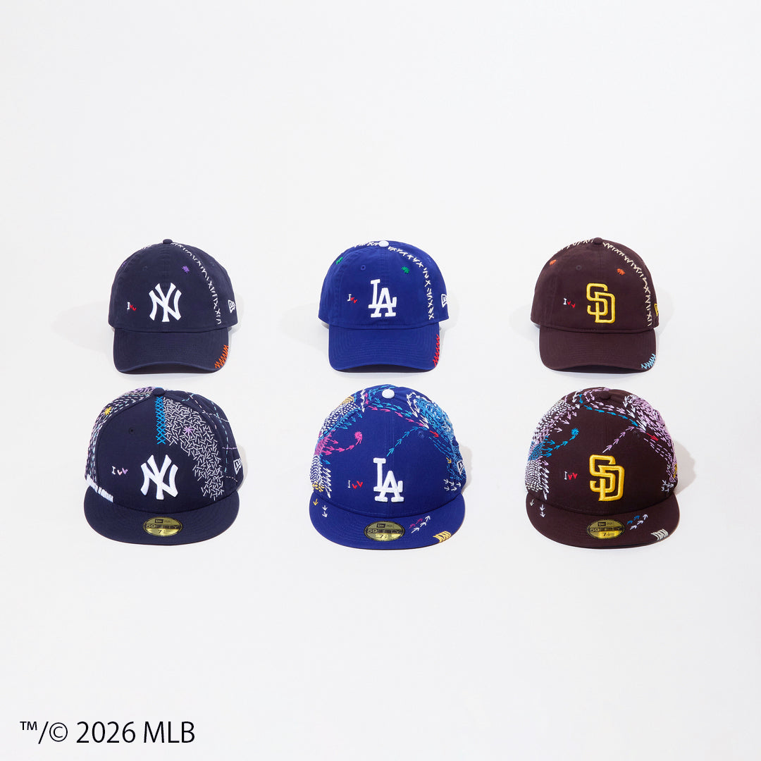 NEW ERA × SASHIKO GALS Collaboration Caps — Vol. 2 —