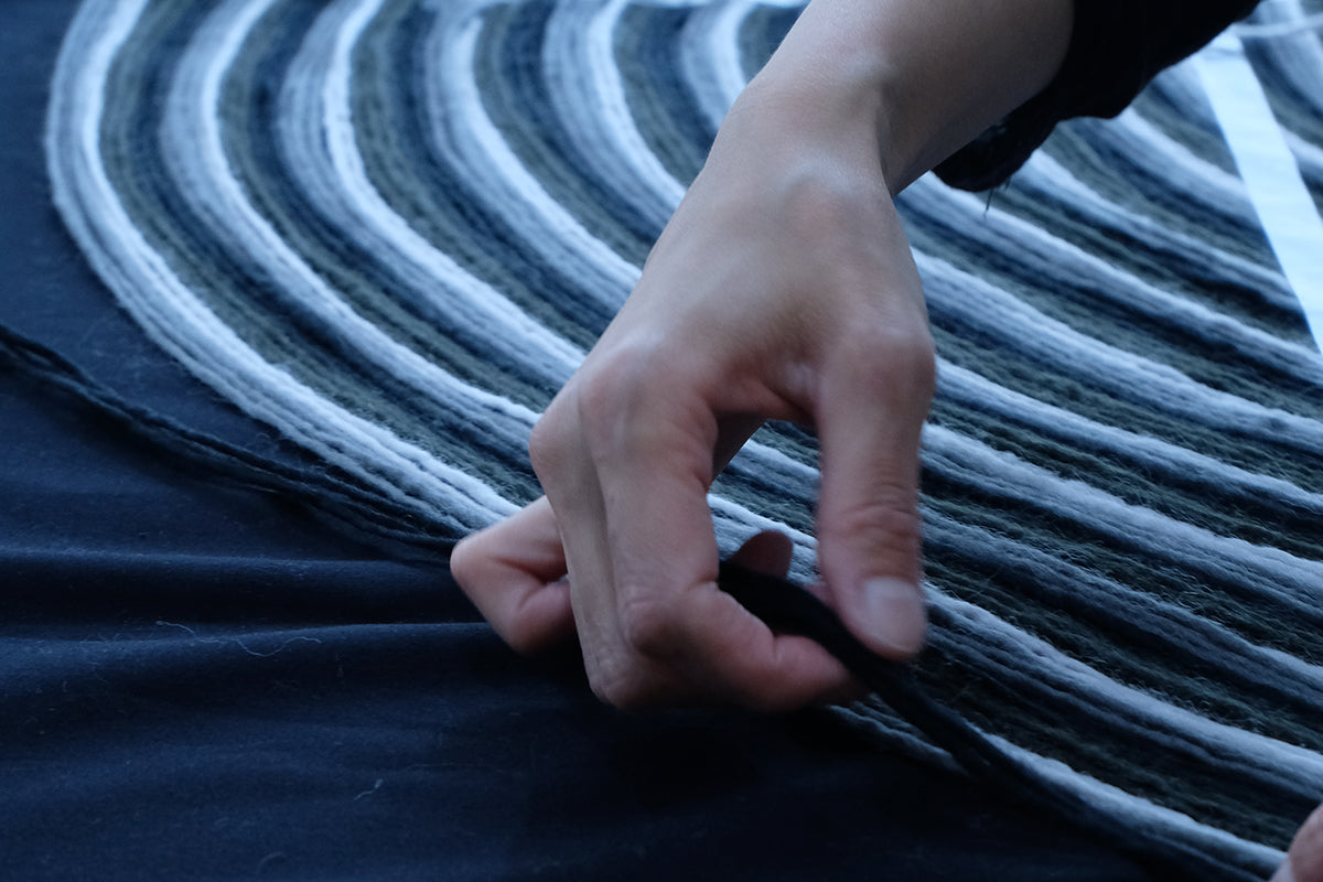 Hand Making A Ripple Manually created ripples – KUON Tokyo
