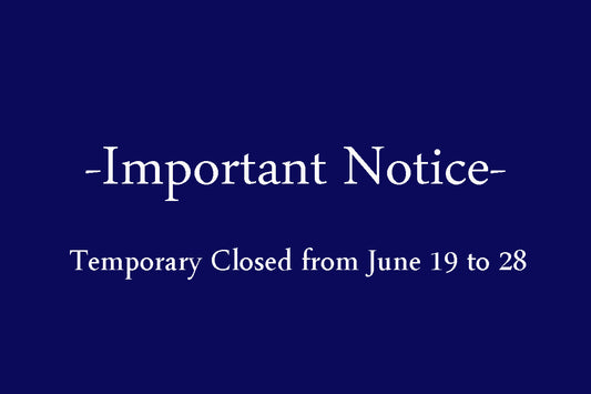 Notice of "Temporary Closure" and "Pop-Up in Isetan Men's"