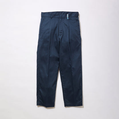 Cotton Twill Single Pleated Trousers
