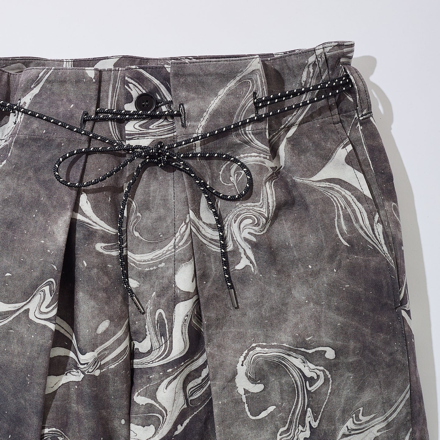 Suminagashi Printed Hakama Trousers