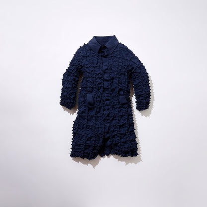 Kumo Shibori Overcoat